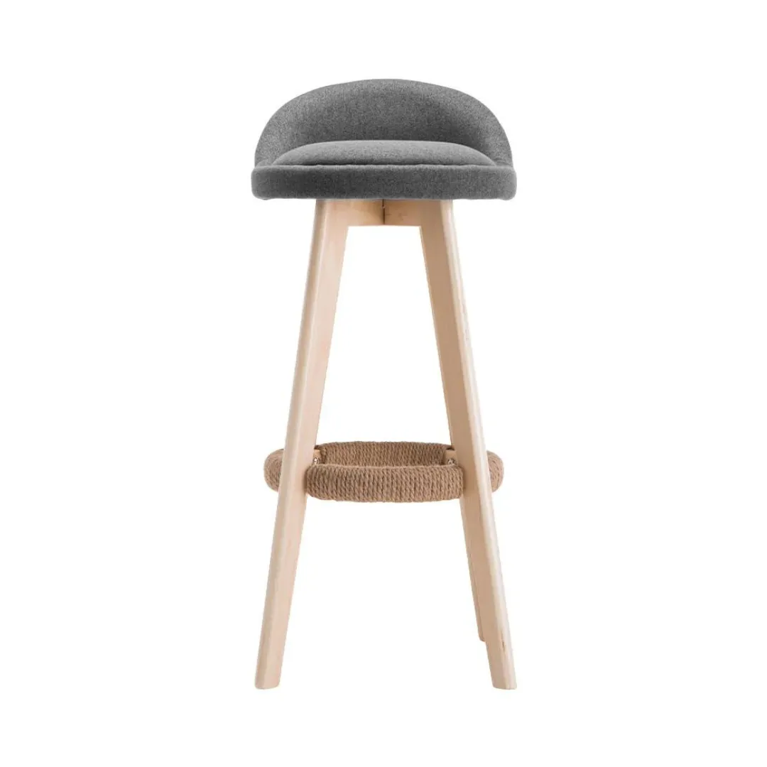 Paedia PU Leather Backrest Bar Stools