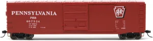 Pennsylvania Railroad Box Car with Sliding Door Running Number 607524 HO Scale Train Rolling Stock HR6586B