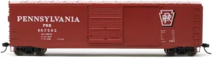 Pennsylvania Railroad Box Car with Sliding Door Running Number 607592 HO Scale Train Rolling Stock HR6586A