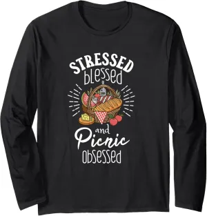 Picnicking Lover - Funny Picnic Park Lake Party Camping Trip Long Sleeve T-Shirt