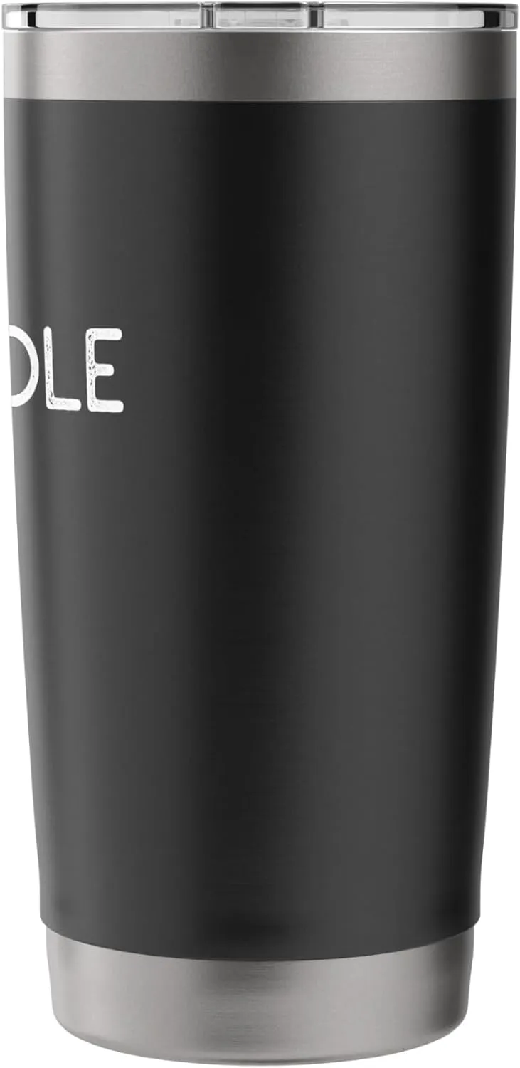 Pit Boodles Pitbull Poodles Best Pit Boodle Dad Ever Stainless Steel Insulated Tumbler