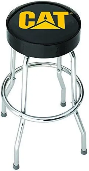 Plasticolor 004776R01 Caterpillar CAT Logo Garage Stool , Black