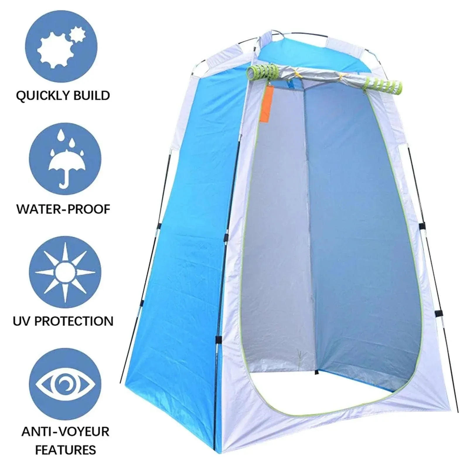 Pop-Up Privacy Tent: Your Portable Shelter for Any Adventure (Single Person)