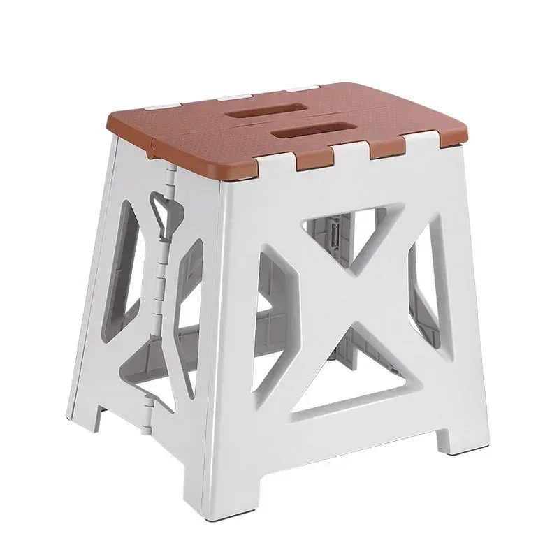 Portable Plastic Folding Stool Outdoor Camping Stool Chair Seat Home Bathroom Kitchen Garden Camping Kids Adults Chair