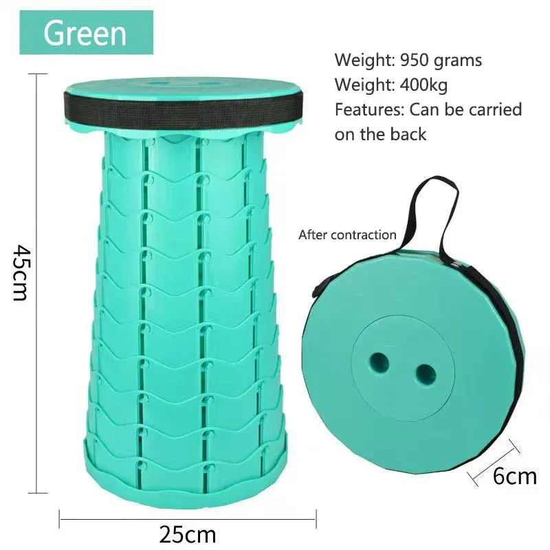 Portable Telescopic Folding Stool
