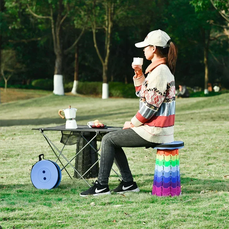 Portable Telescopic Folding Stool