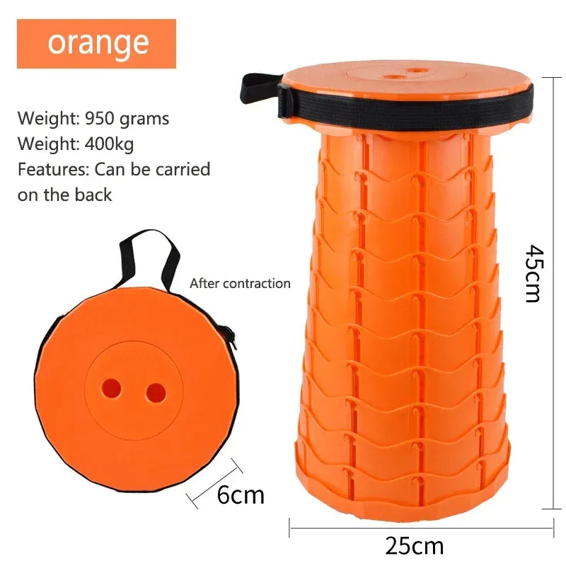 Portable Telescopic Folding Stool
