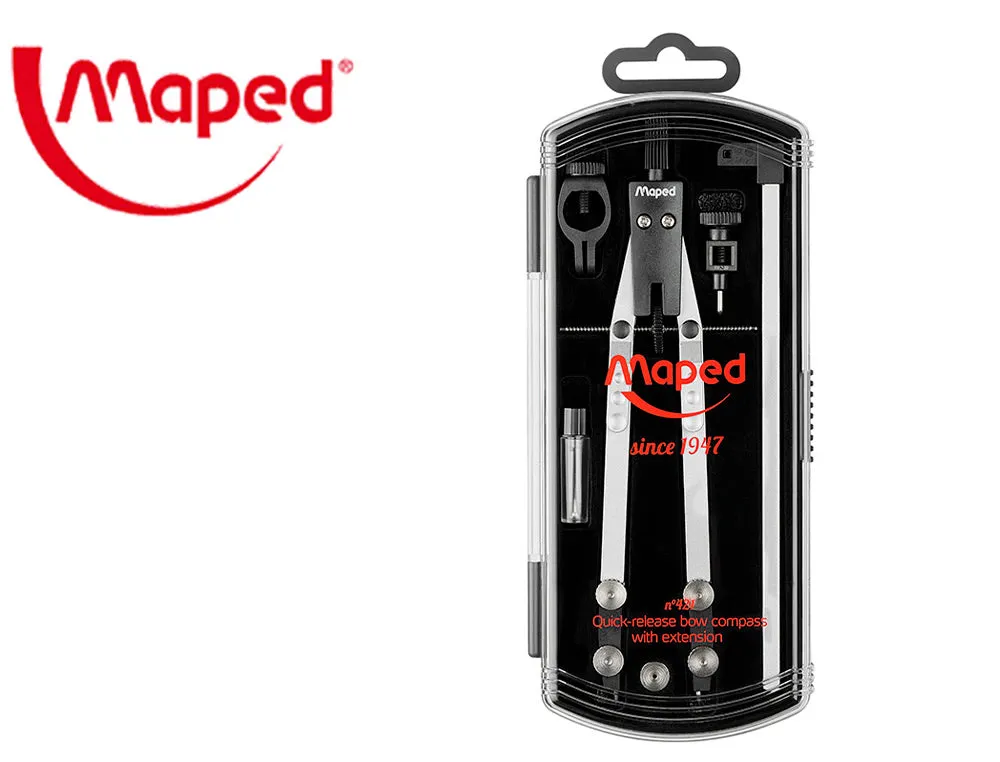 Precision Drawing spring Compass Set with extention