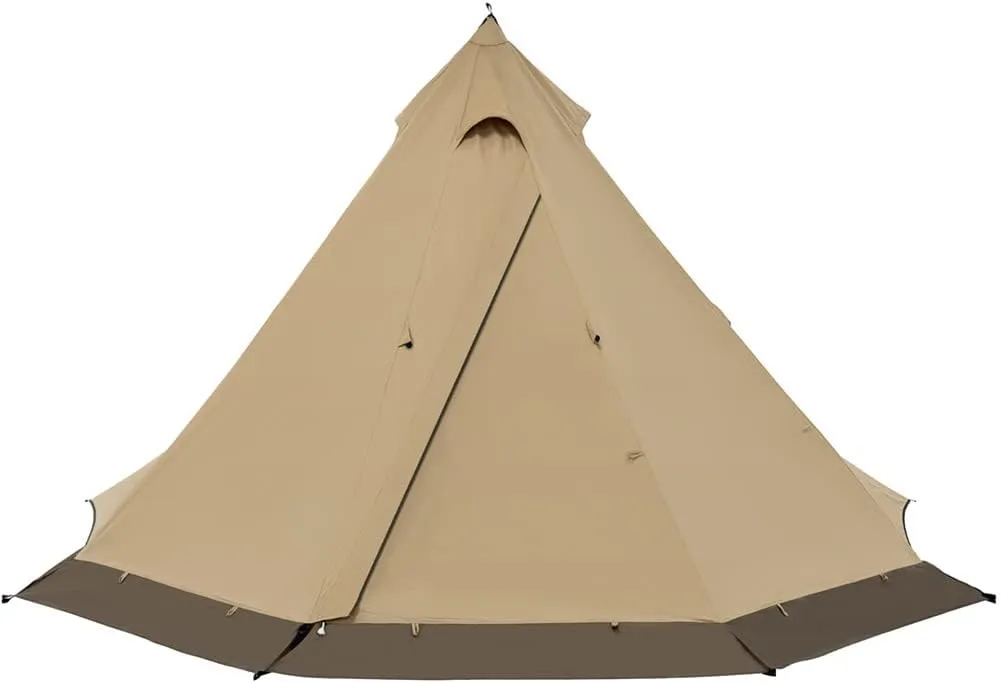 Pyramid Tipi Tent for Adults Outdoor Camping, Instant Easy Set-Up Waterproof 4-Season Tents for Backpacking, Hiking