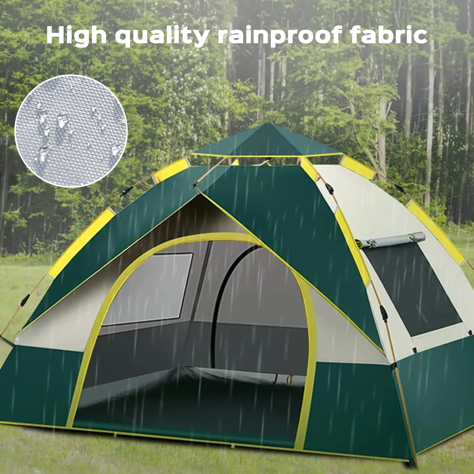 Quick Opening Waterproof Camping Tent for 2 People