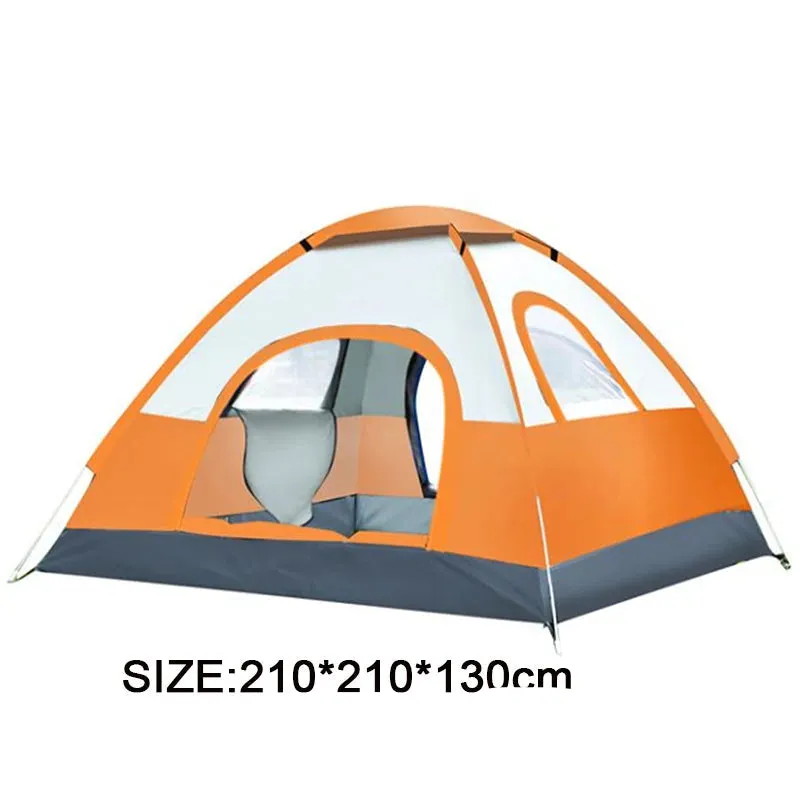 Quick Set 3-4 Person Camping Tent with Sunshade