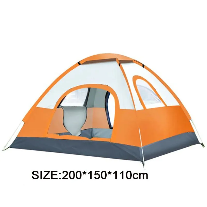 Quick Set 3-4 Person Camping Tent with Sunshade