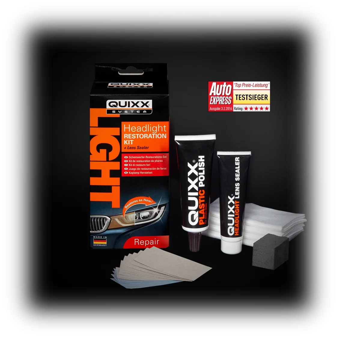 QUIXX Headlight Restoration Kit