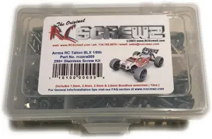 RCScrewZ Stainless Steel Screw Kit ara009 compatible with Arrma RC Talion 6S BLX 1/8th Scale, RTR Racing Truggy (#AR106030)