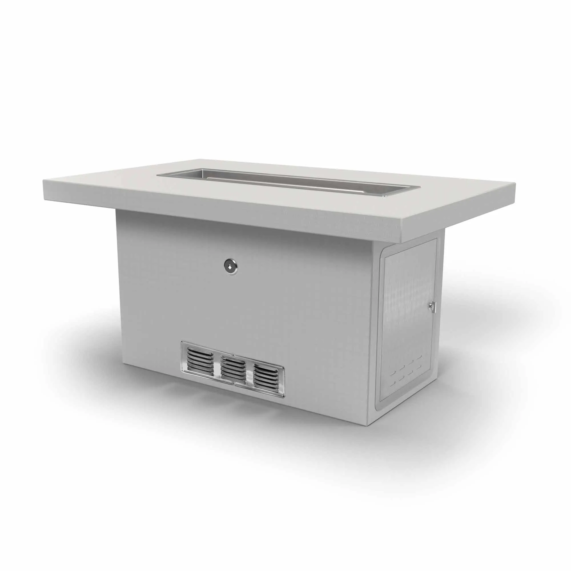 Rectangular Ready-To-Finish Fire Table Form – 16″ & 24″ Tall - Steel