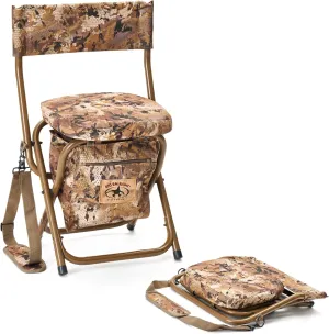 Rig'Em Right Waterfowl Hyde Hunting Stool for Blinds and Dove Hunting, Gore Optifade Marsh
