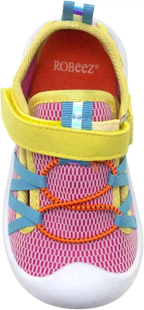 Robeez Kids Water Shoes Boys & Girls Slip Resistant Neoprene Aqua Shoes for Summer, Beach, Pool - Infant/Toddler, 12 Months - 3.5 Years