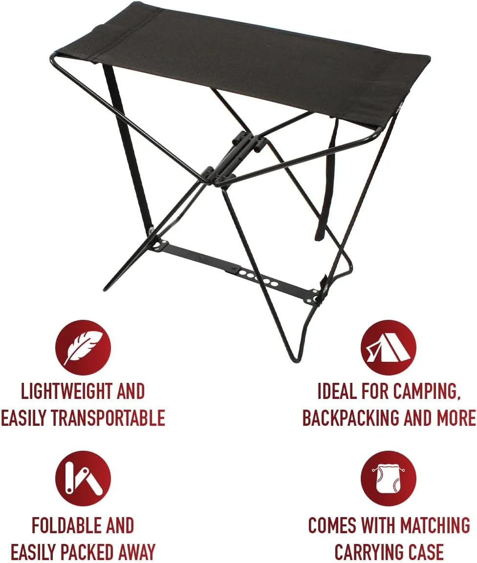 Rothco Folding Camp Stool, Black