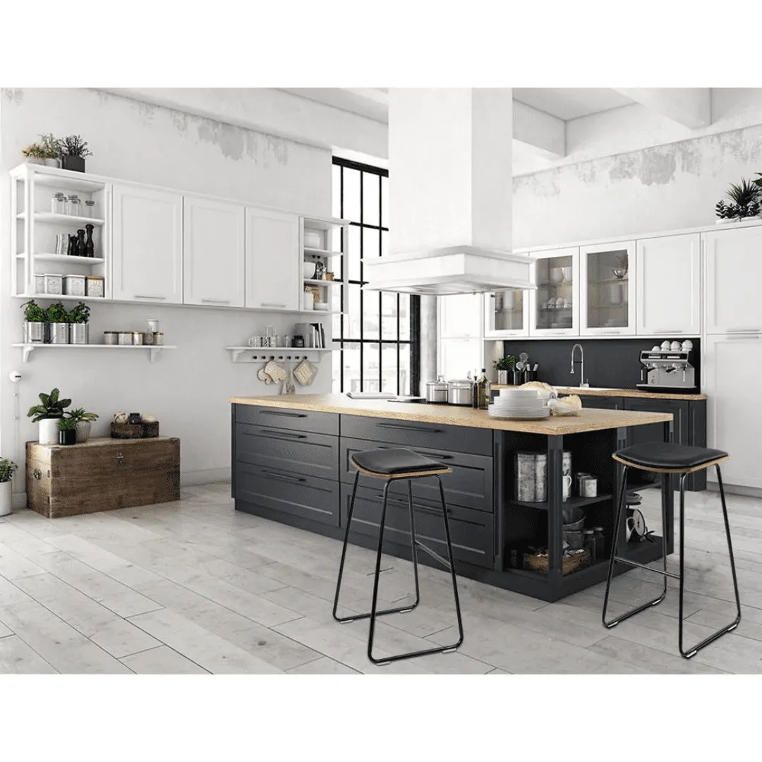 Rousa Backless PU Leather Bar Stools