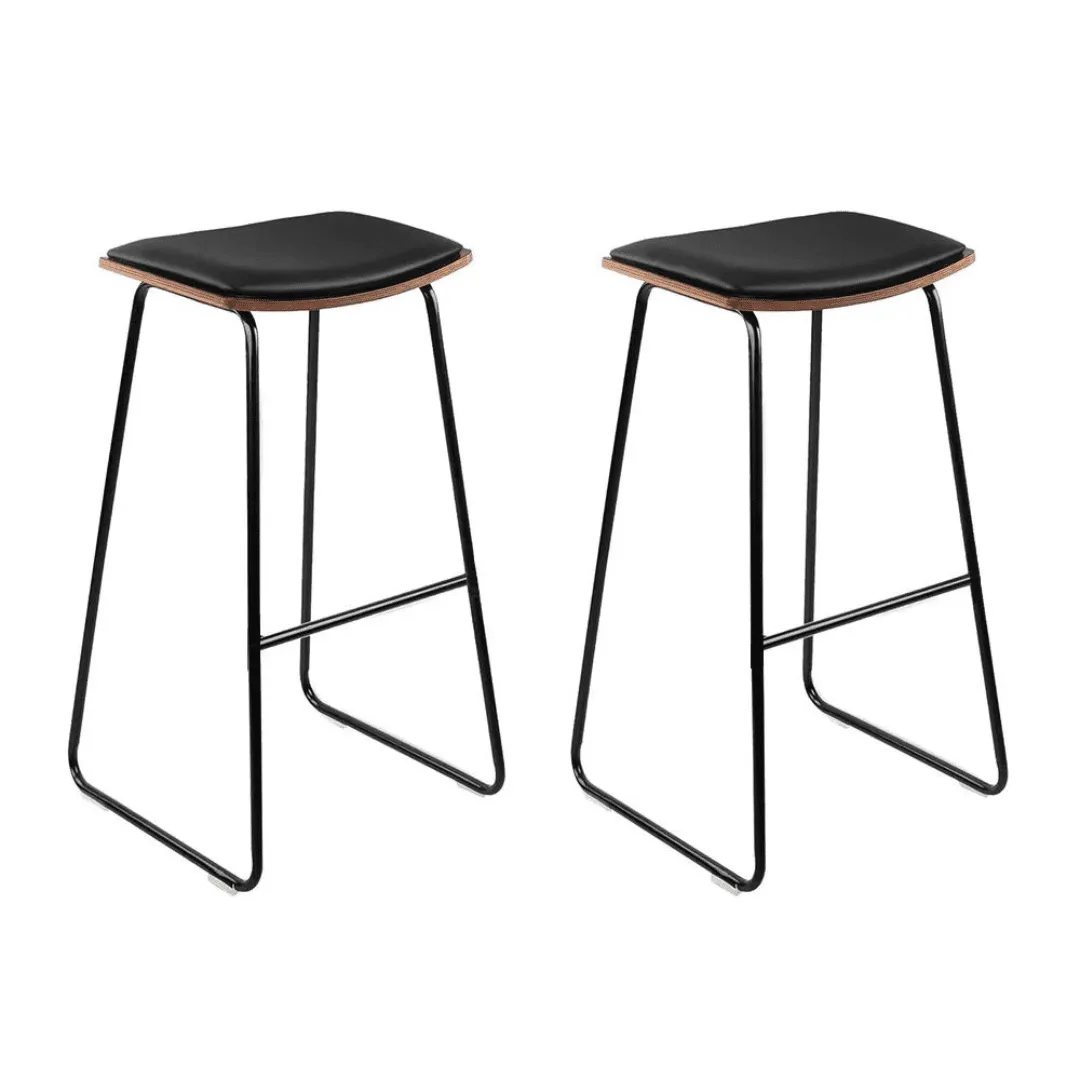 Rousa Backless PU Leather Bar Stools