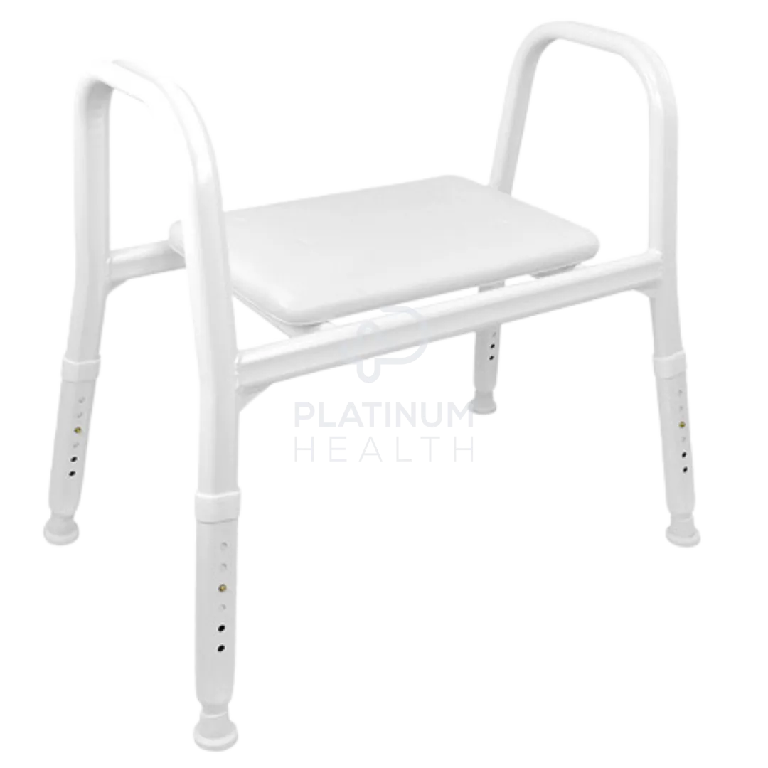 Royale MedicalPremium Bariatric Padded Shower Stool - Aluminium Rust Free
