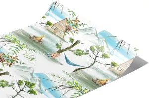 Rwraps Camping Alpine Cabin Matte Vinyl Film Wrap 59in x 10ft Vinyl Vehicle Car Film Sheet Roll