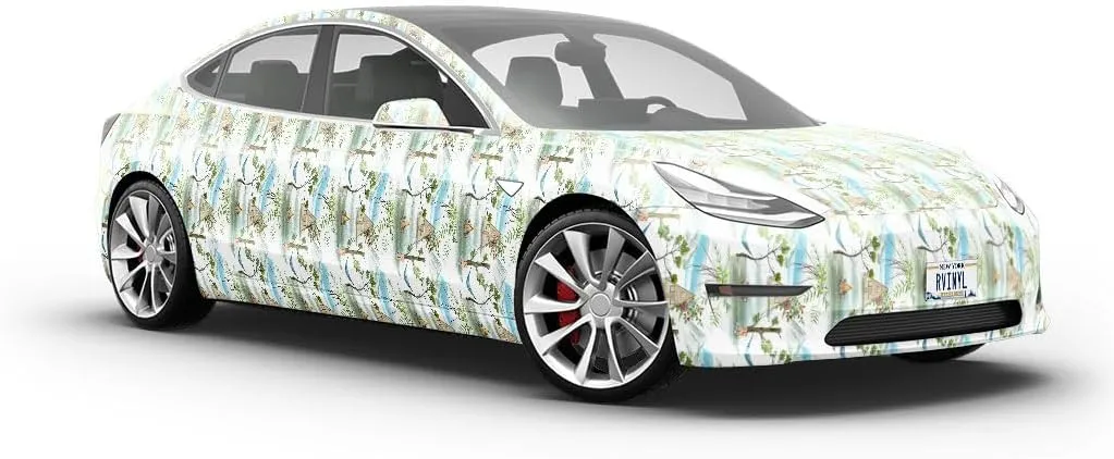 Rwraps Camping Alpine Cabin Matte Vinyl Film Wrap 59in x 10ft Vinyl Vehicle Car Film Sheet Roll