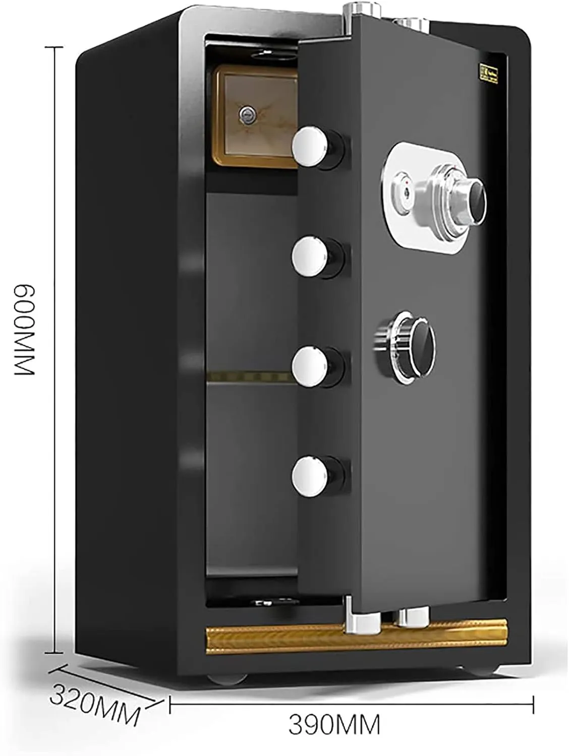 Safe Tresor Fire-Proof Original Mechanical Lock High Capacity All Of Steel Anti-Theft Password Safe Cabinet Safes, 60cm