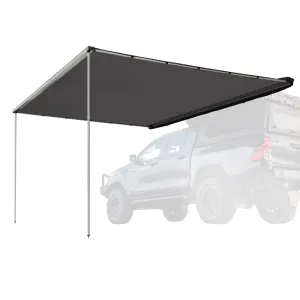 San Hima Car Side Awning 2.5x3m Pull-out Telescoping Poles Waterproof Car Shade