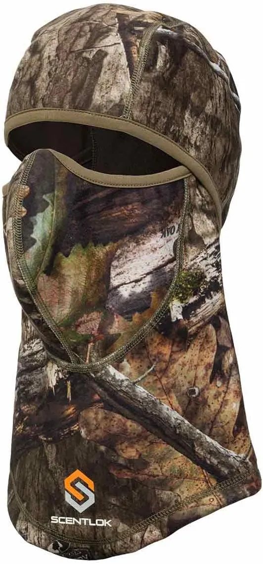 ScentLok Midweight Headcover, Camo Balaclava Face Mask for Hunting, Camping, and Outdoor Use, One Size