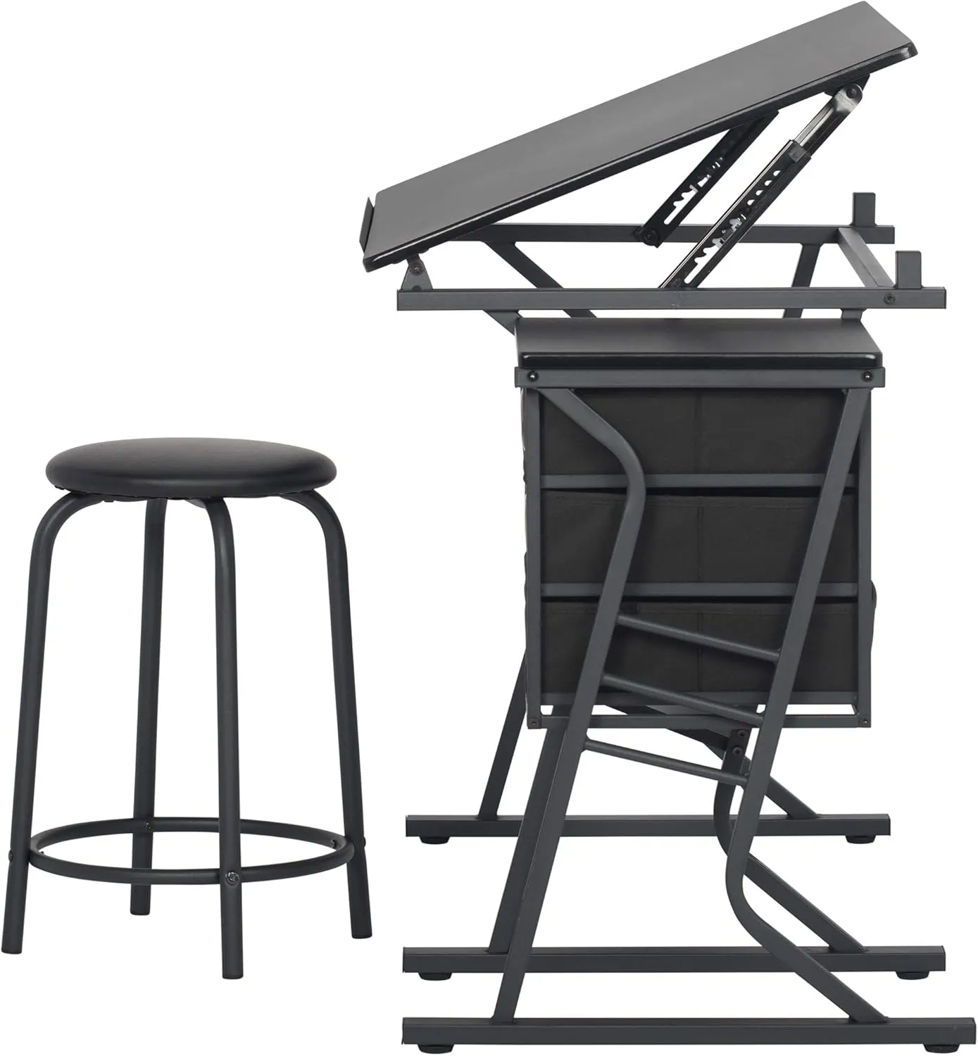 SD STUDIO DESIGNS Eclipse Craft Center in Black / Black 13365