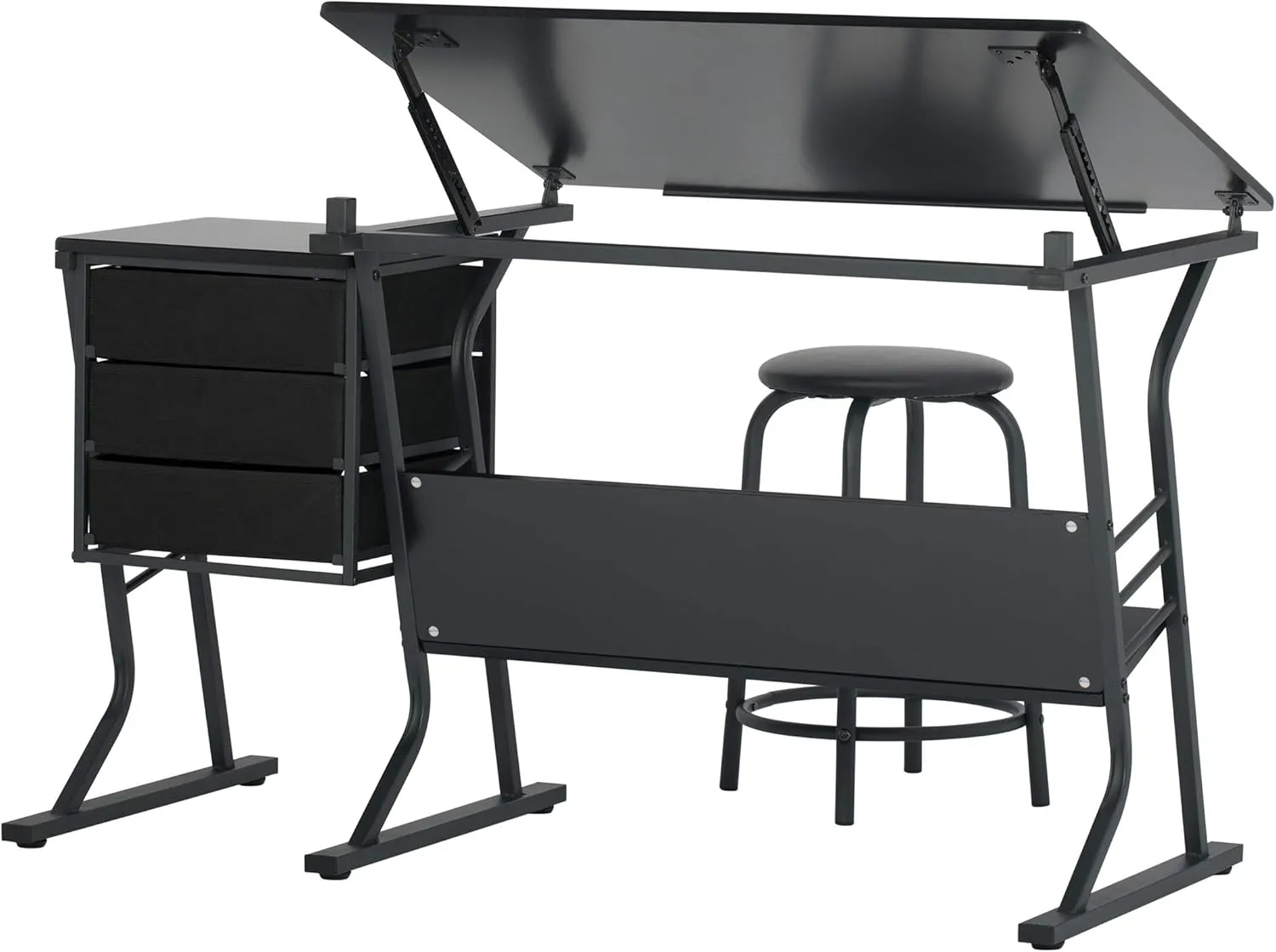SD STUDIO DESIGNS Eclipse Craft Center in Black / Black 13365