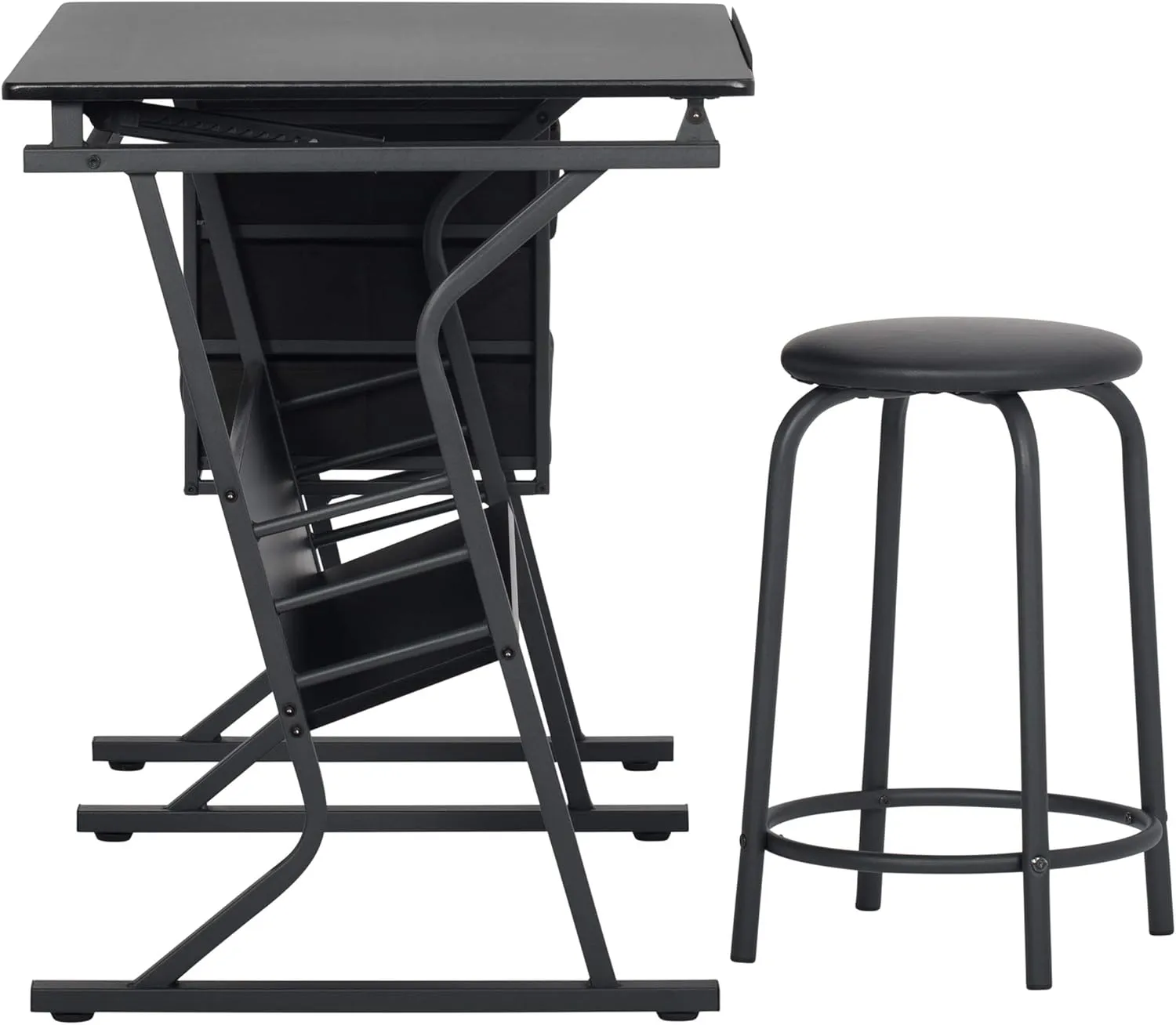SD STUDIO DESIGNS Eclipse Craft Center in Black / Black 13365