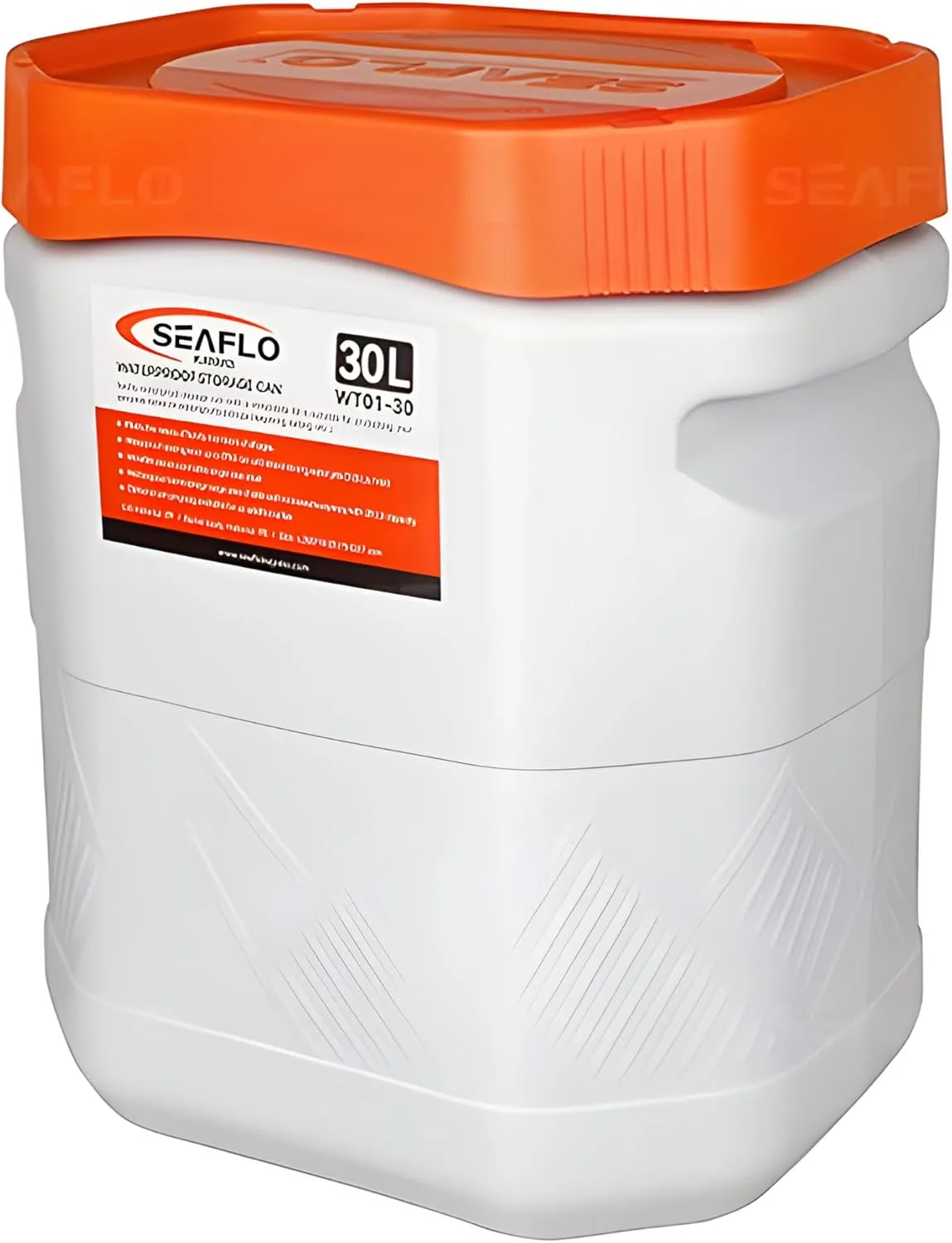 SEAFLO Waterproof Storage Bins with Lid for Marine, RV, Storage, Kayak, Camping 7.92 Gal / 30 L