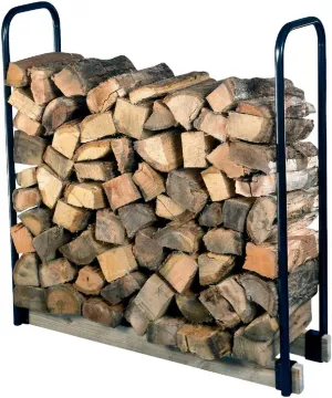 Shelter Outdoor Wood Rack for Firewood - Firewood Holder & Log Rack, Outdoor Firewood Racks, Powder Coated Firewood Rack, 1.25" Tubular Steel