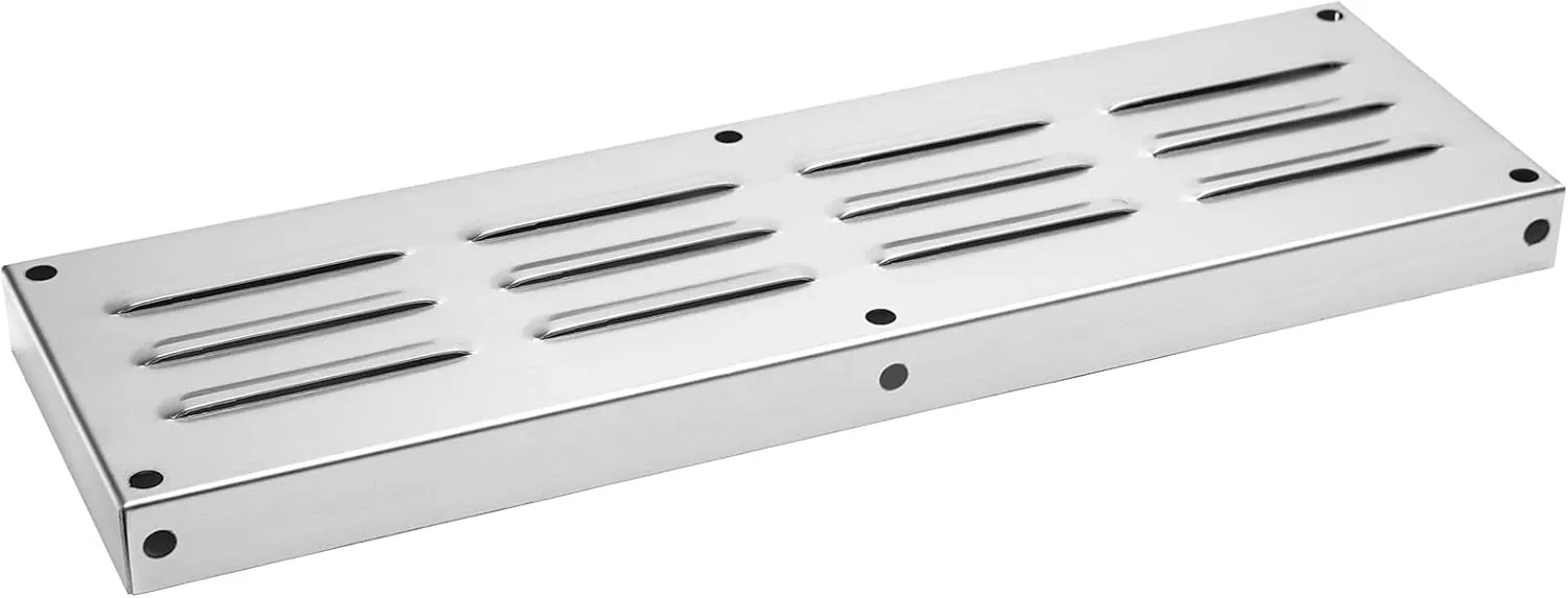 Skyflame Stainless Steel Venting Panel for Masonry Fire Pits and Outdoor Kitchens 15-Inch by 4-1/2-Inch