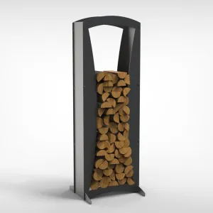 Sleek Modern Wood Storage Rack
