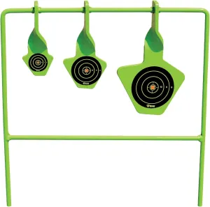 SME Steel Spinning Target System | Durable Hunting Sports Shooting Competition Stable Target Stand with 3 Highly Visible Floating Targets