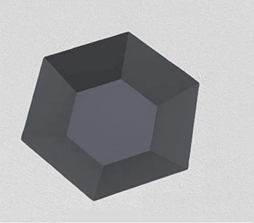 Solid Steel Hexagonal Shape Wood Fire Pit | Custom Fabricated Outdoor Fire Pit Bowl | Made in Canada – Model # WBFP636