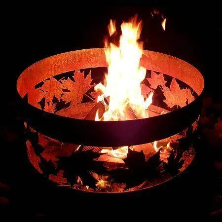 Squat Round Fire Pit | 7  Patterns | 3 Colours | Australian Made