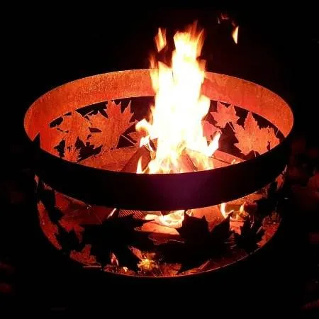 Squat Round Fire Pit | 7  Patterns | 3 Colours | Australian Made