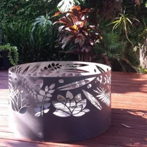 Squat Round Fire Pit | 7  Patterns | 3 Colours | Australian Made