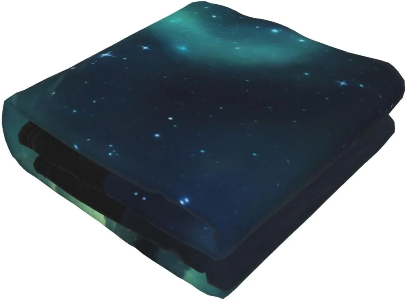 Stargazing Cat Pattern Fashion Flannel Bed Blanket 50"X40" Suitable for Camping Or Traveling Bed Sofa
