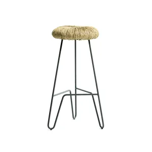 Straw-Padded Counter Stool | Mogg Donut