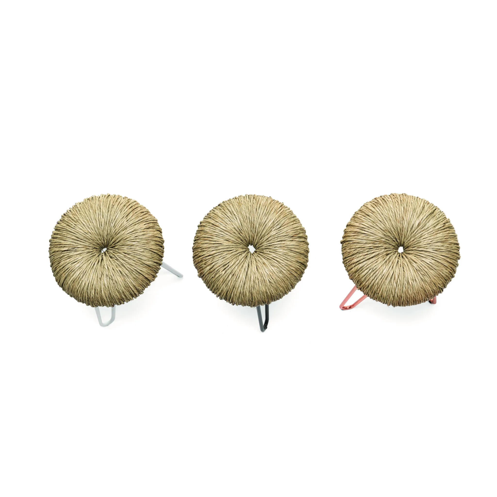 Straw-Padded Counter Stool | Mogg Donut