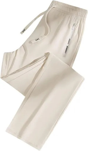 Stretch Pants for Women Ultra Ice Silk Breathable Quick Drying Pant Versatile Slack Lounge Trouser for Everyday Wear