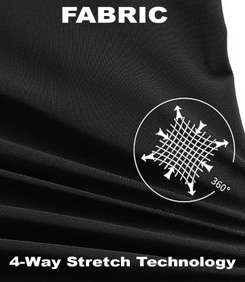 Stretchactive Quick Drying Ultra Stretch Pants for Hiking Camping Slim Fit Athletic Pants with Zipper Pockets