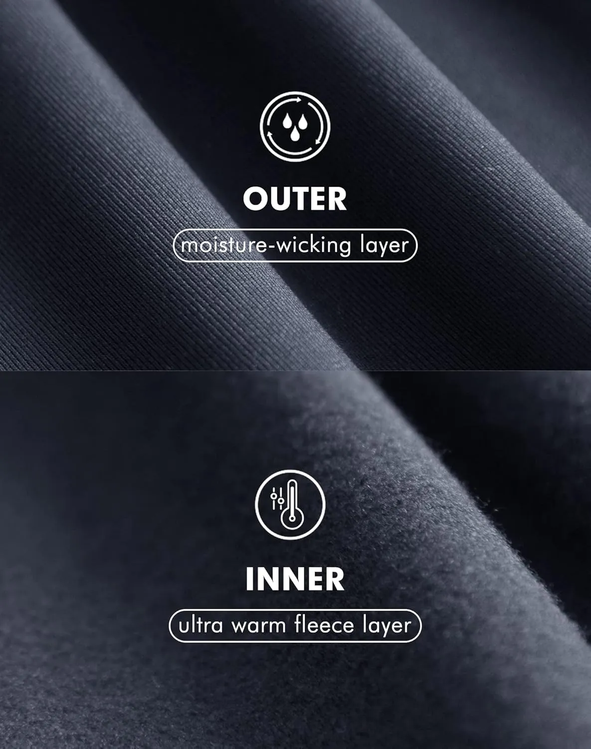 Subuteay Thermal Underwear for Women Long Johns Top & Bottom Fleece Lined Base Layer Leggings Set…