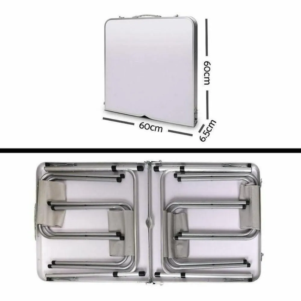 Table 4 Camping Aluminium Portable Folding Set Wide selection Chairs BBQ Weekend sale Party Foldable Picnic