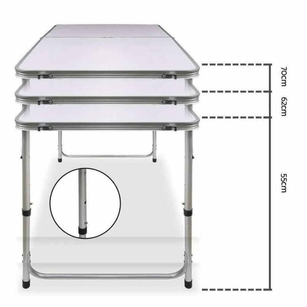Table 4 Camping Aluminium Portable Folding Set Wide selection Chairs BBQ Weekend sale Party Foldable Picnic